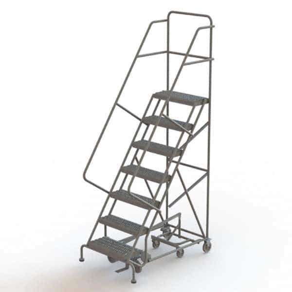 TRI-ARC - Rolling & Wall Mounted Ladders & Platforms Type: All-Directional Ladder Style: Forward Descent 50 Degree Incline - Eagle Tool & Supply