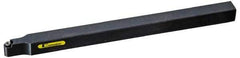 Kennametal - SRDC, Neutral Cut, 0° Lead Angle, 20mm Shank Height x 20mm Shank Width, Neutral Rake Indexable Turning Toolholder - 125mm OAL, RC..0802M0 Insert Compatibility, Series Screw-On - Eagle Tool & Supply