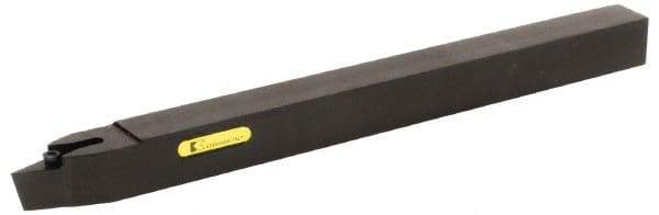 Kennametal - SVVB, Neutral Cut, 0° Lead Angle, 25mm Shank Height x 25mm Shank Width, Neutral Rake Indexable Turning Toolholder - 150mm OAL, VB..1604.. Insert Compatibility, Series Screw-On - Eagle Tool & Supply