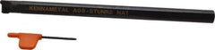 Kennametal - 15.24mm Min Bore Diam, 8" OAL, 1/2" Shank Diam, A-STUN Indexable Boring Bar - T221P Insert, Screw Holding Method - Eagle Tool & Supply