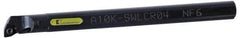 Kennametal - 19.56mm Min Bore Diam, 10" OAL, 5/8" Shank Diam, A-SWLC Indexable Boring Bar - WC.. Insert, Screw Holding Method - Eagle Tool & Supply