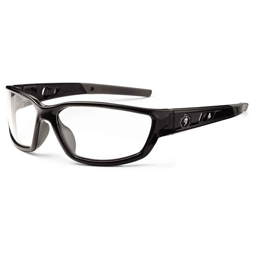 Kvasir Clear Lens Black Safety Glasses - Eagle Tool & Supply