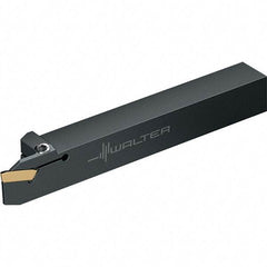 Walter - External Thread, 0.4724" Max Depth of Cut, 2mm Min Groove Width, 125mm OAL, Right Hand Indexable Grooving Cutoff Toolholder - 12mm Shank Height x 12mm Shank Width, GX16-1E2.. Insert Style, XLDE-C Toolholder Style - Eagle Tool & Supply