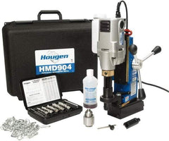 Hougen - 2" Travel, Portable Magnetic Drill Press - 450 RPM, 8 Amps, 1.25 hp, 920 Watts - Eagle Tool & Supply