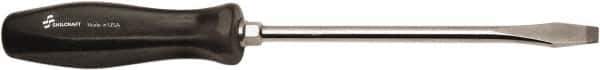 Ability One - Standard Slotted Screwdriver - Round Shank, Ergonomic Handle - Eagle Tool & Supply