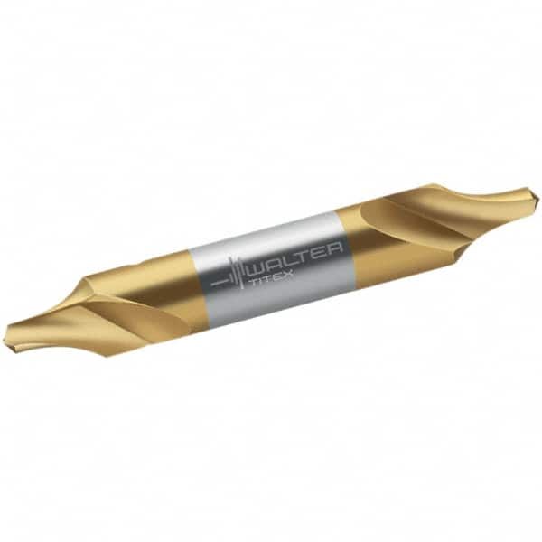 Combo Drill & Countersink: Metric, High Speed Steel TiN Finish, Right Hand Cut, Series K1113TIN