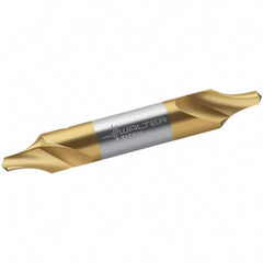 Walter-Titex - Metric Radius Cut 60° Incl Angle High Speed Steel Combo Drill & Countersink - Eagle Tool & Supply