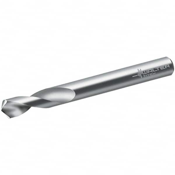 Walter-Titex - 8mm Body Diam, 120°, 140mm OAL, High Speed Steel Spotting Drill - Eagle Tool & Supply