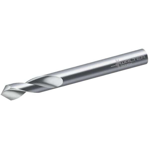 Walter-Titex - 8mm Body Diam, 90°, 79mm OAL, High Speed Steel Spotting Drill - Eagle Tool & Supply