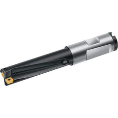 Walter - 62mm Max Drill Depth, 4xD, 15.5mm Diam, Indexable Insert Drill - 2 Inserts, 16mm Shank Diam, Combination Shank - Eagle Tool & Supply
