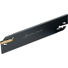 Walter - 1.2598" Blade Height, 5.878" OAL, Neutral Cut, Double End Indexable Cut-Off Blade - 50mm Max Depth of Cut, G1042 Blade - Eagle Tool & Supply