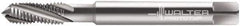 Walter-Prototyp - 3/8-24 UNF 4 Flute 3B Modified Bottoming Spiral Flute Tap - Powdered Metal, Bright Finish, 100mm OAL, Right Hand Flute, Right Hand Thread, Series 234104 - Eagle Tool & Supply