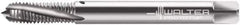 Walter-Prototyp - M10x1.00 Metric Fine 3 Flute 6HX Modified Bottoming Spiral Flute Tap - Powdered Metal, Bright Finish, 90mm OAL, Right Hand Flute, Right Hand Thread, Series 214101 - Eagle Tool & Supply