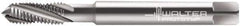 Walter-Prototyp - M10x1.50 Metric 4 Flute 6HX Modified Bottoming Spiral Flute Tap - Powdered Metal, Bright Finish, 100mm OAL, Right Hand Flute, Right Hand Thread, Series 204102 - Exact Industrial Supply