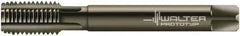 Walter-Prototyp - M12x1.75 Metric 6HX 4 Flute Nitride/Oxide Finish Powdered Metal Straight Flute Machine Tap - Modified Bottoming, Right Hand Thread, 110mm OAL, 23mm Thread Length, Oversize - Exact Industrial Supply