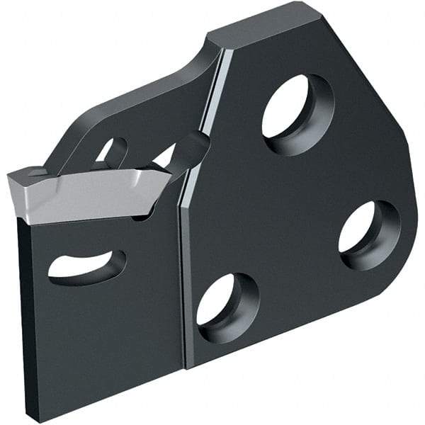 Walter - 0.0492" Blade Width, 1.6142" OAL, Right Hand Cut, Single End Indexable Cut-Off Blade - 15mm Max Depth of Cut, G1332 Blade - Eagle Tool & Supply