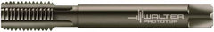 Walter-Prototyp - 7/16-20 UNF 2B 4 Flute Nitride/Oxide Finish Powdered Metal Straight Flute Machine Tap - Modified Bottoming, Right Hand Thread, 100mm OAL, 20mm Thread Length, Oversize - Exact Industrial Supply