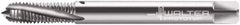 Walter-Prototyp - M6x1.00 Metric Special (MJ) 3 Flute 4H Modified Bottoming Spiral Flute Tap - Powdered Metal, Bright Finish, 80mm OAL, Right Hand Flute, Right Hand Thread, Series 2041014 - Eagle Tool & Supply