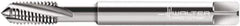 Walter-Prototyp - #8-32 UNC, 3 Flute, 15° Helix, Modified Bottoming Chamfer, Bright Finish, Powdered Metal Spiral Flute STI Tap - Right Hand Flute, 3.1496" OAL, 0.2362" Shank Diam, 0.5906" Thread Length, 3B Class of Fit, Series 224069 - Exact Industrial Supply