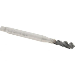 Walter-Prototyp - #10-32 UNF 3 Flute 2B Modified Bottoming Spiral Flute Tap - Powdered Metal, Hardlube Finish, 70mm OAL, Right Hand Flute, Right Hand Thread, Series AEP2351302 - Eagle Tool & Supply
