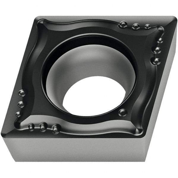 Walter - CCGT32.51 MP4 Grade WPP20S Carbide Turning Insert - TiCN/Al2O3/TiN Finish, 80° Diamond, 3/8" Inscr Circle, 5/32" Thick, 1/64" Corner Radius - Eagle Tool & Supply