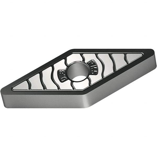 Walter - VNMA333 RK5 Grade WKK10S Carbide Turning Insert - TiCN/Al2O3/TiCN Finish, 35° Diamond, 3/8" Inscr Circle, 3/16" Thick, 3/64" Corner Radius - Eagle Tool & Supply