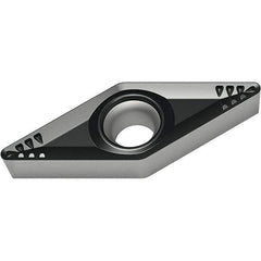 Walter - VCMT332 RP4 Grade WPP30S Carbide Turning Insert - TiCN/Al2O3/TiN Finish, 35° Diamond, 3/8" Inscr Circle, 3/16" Thick, 1/32" Corner Radius - Eagle Tool & Supply