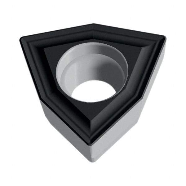 Walter - WOMX100508 D57 Grade WKP35S Carbide Indexable Drill Insert - TiCN/Al2O3/TiN Finish, Trigon, 15mm Inscribed Circle - Eagle Tool & Supply