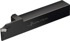 Walter - External Thread, 0.866" Max Depth of Cut, 4.9" OAL, Left Hand Indexable Grooving Cutoff Toolholder - 3/4" Shank Height x 3/4" Shank Width, SX-3.. Insert Style, G2012 Toolholder Style - Eagle Tool & Supply