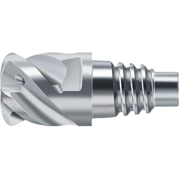 Walter-Prototyp - H2EC Carbide End Milling Tip Insert - TiAlN/TiAl Finish, 4 Flutes, 16mm Cutting Diam, 10mm Depth of Cut, 18.7mm Extension, 0.0787" Cnr Rad - Eagle Tool & Supply