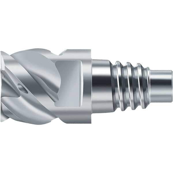 Walter-Prototyp - H2EC Carbide End Milling Tip Insert - TiAlN/TiAl Finish, 4 Flutes, 16mm Cutting Diam, 10mm Depth of Cut, 18.7mm Extension - Eagle Tool & Supply