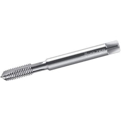 Walter-Prototyp - 1/4-20 UNC, 3 Flute, Bright Finish, Powdered Metal Spiral Point Tap - Plug Chamfer, Right Hand Thread, 80mm OAL, 15mm Thread Length, 7mm Shank Diam, 3B Class of Fit, Series 22207 - Exact Industrial Supply