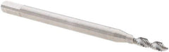 Walter-Prototyp - M1.6x0.35 Metric 2 Flute 6H Modified Bottoming Spiral Flute Tap - Cobalt, Bright Finish, 40mm OAL, Right Hand Flute, Right Hand Thread, Series N20516 - Eagle Tool & Supply