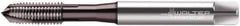 Walter-Prototyp - M8x1.25 Metric, 3 Flute, Hardlube Finish, Powdered Metal Spiral Point Tap - Plug Chamfer, Left Hand Thread, 90mm OAL, 18mm Thread Length, 8mm Shank Diam, 6HX Class of Fit, Series EP2021382 - Exact Industrial Supply