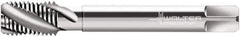 Walter-Prototyp - M6x1.00 Metric 2 Flute 6H Modified Bottoming Spiral Flute Tap - Cobalt, Bright Finish, 80mm OAL, Right Hand Flute, Right Hand Thread, Series N20566 - Exact Industrial Supply