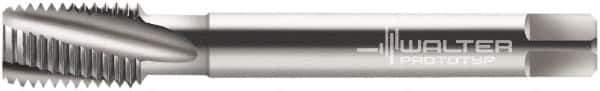 Walter-Prototyp - 7/8-14 UNF 4 Flute 3B Modified Bottoming Spiral Flute Tap - Cobalt, Bright Finish, 125mm OAL, Right Hand Flute, Right Hand Thread, Series 23450 - Eagle Tool & Supply