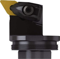 Seco - Right Hand Cut, Size GL32, DN.. 33.. Insert Compatiblity, Modular Turning & Profiling Cutting Unit Head - 22mm Ctr to Cutting Edge, 32mm Head Length, Series SteadyLine - Eagle Tool & Supply