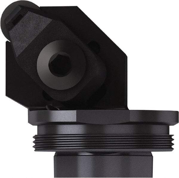 Seco - Right Hand Cut, Size GL32, RN.. 32.. Insert Compatiblity, Modular Turning & Profiling Cutting Unit Head - 22mm Ctr to Cutting Edge, 32mm Head Length, Series SteadyLine - Eagle Tool & Supply