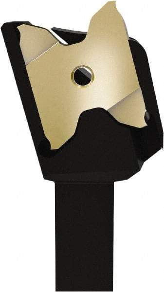 Seco - X4F, Right Hand Cut, 12.7mm Shank Height x 12.7mm Shank Width, Indexable Turning Toolholder - 126mm OAL - Eagle Tool & Supply