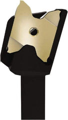 Seco - X4F, Left Hand Cut, 12.7mm Shank Height x 12.7mm Shank Width, Indexable Turning Toolholder - 126mm OAL - Eagle Tool & Supply