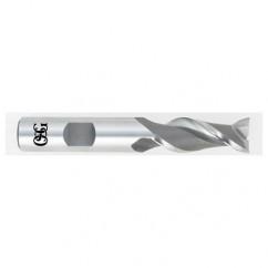 7/16 Dia. x 2-11/16 Overall Length 2-Flute Square End HSS-CO SE End Mill-Round Shank-Center Cutting-Uncoated - Eagle Tool & Supply
