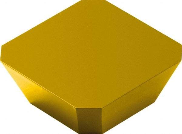 Sandvik Coromant - SEK43 Grade 2040 Carbide Milling Insert - TiCN/Al2O3/TiN Finish, 4.76mm Thick, 12.7mm Inscribed Circle, 1.2mm Corner Radius - Eagle Tool & Supply