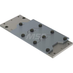 Fixture Plates; Overall Width (mm): 14; Overall Height: 2.26 in; Overall Length (mm): 36.00; Plate Thickness (Decimal Inch): 1.1250; Material: Steel; Number Of T-slots: 3; Centerpoint To End: 18.00; T-slot Size: 0.625 in; Parallel Tolerance: 0.001 in; Ove