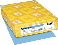 Neenah Paper - 8-1/2" x 11" Lunar Blue Colored Copy Paper - Use with Laser Printers, Inkjet Printers, Copiers - Eagle Tool & Supply