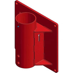 THERN - Davit Crane Bases Base Type: Wall Mount Base Finish/Coating: Red Powder Coat - Eagle Tool & Supply