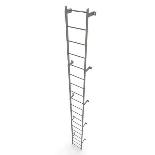 TRI-ARC - Rolling & Wall Mounted Ladders & Platforms Type: Fixed Ladder Style: Safety Cage - Eagle Tool & Supply
