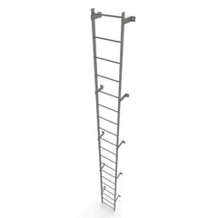 TRI-ARC - Rolling & Wall Mounted Ladders & Platforms Type: Fixed Ladder Style: Safety Cage - Eagle Tool & Supply