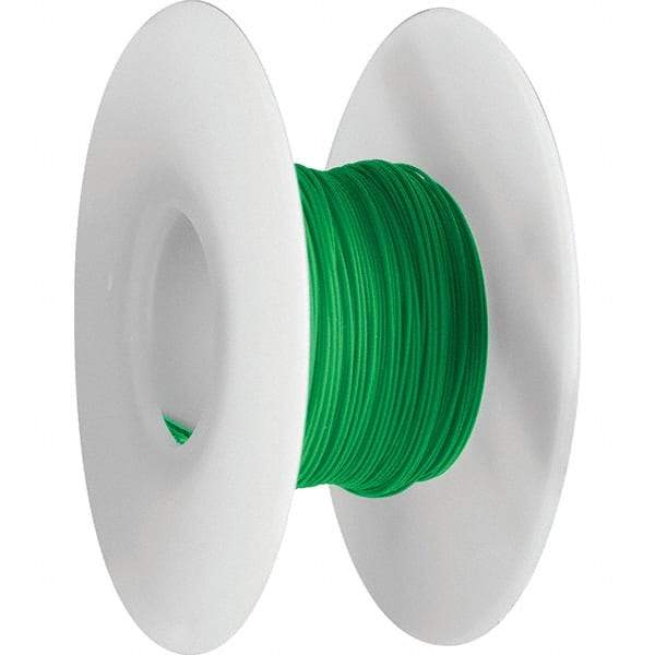 OK Industries - 30 AWG, 1 Strand, 30.4 m OAL, Copper Hook Up Wire - Green Kynar Jacket - Eagle Tool & Supply