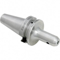 Techniks - BT30 Dual Contact Taper 1/2 Hole End Mill Holder & Adapter - 1-1/4" Nose Diam, 2-1/2" Projection - Exact Industrial Supply