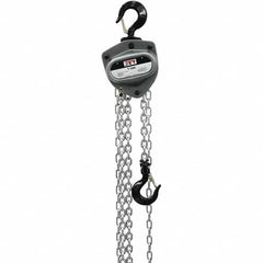 2,200 Lb Capacity, 20' Lift Height, Chain Manual Hoist 43' Overhaul to Lift 1', 11-5/8″ Min Headroom